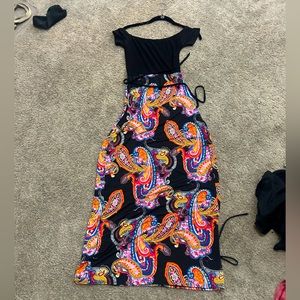 paisley pattern dress, never worn